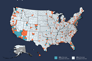 Daily Chart: Ranking and Grouping US Counties on Population