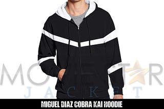 Do you want to unveil the style of the Iconic Miguel Diaz Cobra Kai Hoodie?