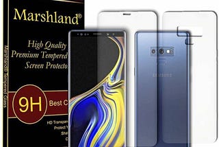 Marshland Front and Back Screen Guard for Samsung Galaxy Note 9