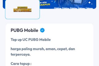 Cara Top Up PUBG Mobile Termurah dan Instant di Miracle Gaming Store
