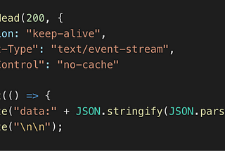 SERVER SENT EVENTS WITH NODE JS AND REACT JS