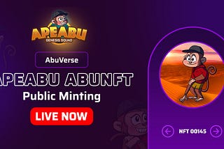 ApeAbu Public Mint Is Live