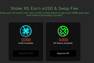 HOW’S THE STAKE SYSTEM WORK? (STAKE X0 TOKEN TO GET xUSD) AND WHAT IS xUSD