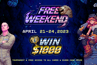 A FREE WEEKEND YOU DO NOT WANT TO MISS!