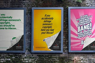 Hiscox Disastrously Infringe the Copyright of three of the UK’s Most Iconic Brands