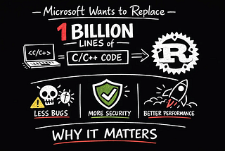 Microsoft Wants to Replace a Billion Lines of C/C++ With Rust — Why This Actually Matters