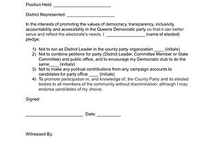 Over A Dozen Candidates and Elected Leaders Sign QCC4ALL Accountability Pledge