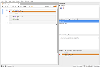 A visual debugger for Jupyter