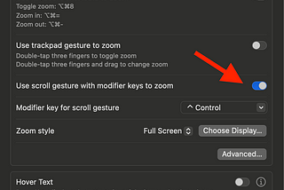 How to magnify (zoom in) to specific area on your MacOS screen