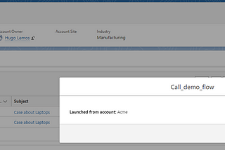 Launch flow modal from a related list