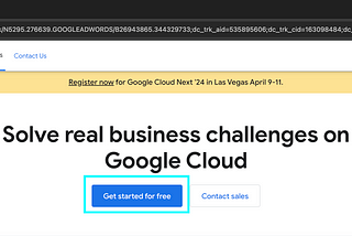 Create a Free-tier Google Cloud Account