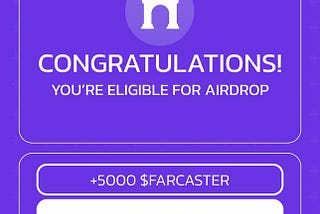 FARCASTER airdrop gonna be MASSIVE! $5.000 Airdrop