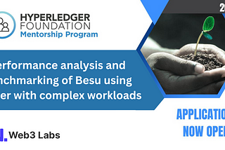 Join us on our Hyperledger Besu performance mentorship program