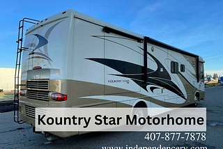 For Kountry Star motorhome for sale come to Independence RV!
