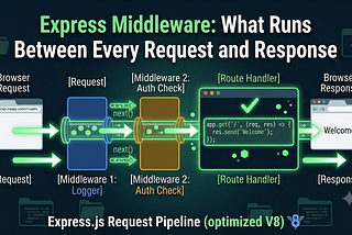 From Zero to MERN: Episode 15: Express Middleware — The Layer Between Every Request and Response