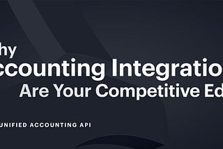 Why You Need a Unified Accounting API