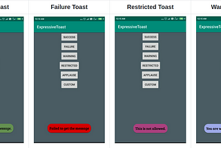 Wonderful Android Toasts with Sound