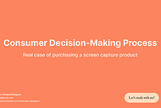 Consumer Decision-Making Process