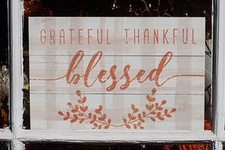 I am so Grateful.
