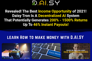 Make money On D.AI.SY
