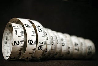 A roll of measuring tape.
