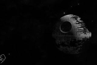 Throwing stones at the Death Star