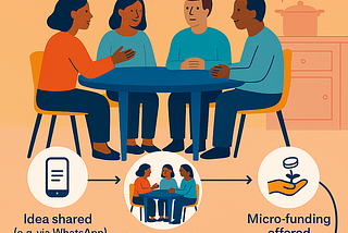 From the kitchen table to community action: designing change from the ground up