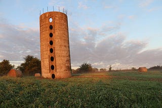 The Sky, Light, and “Plague Burial” from the Ruins of a Missouri Silo.