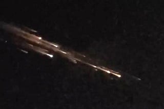 Mysterious Light Show Over Pacific North West Was Likely Debris From SpaceX Rocket