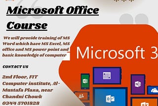 Microsoft Office Best Course In Rawalpindi & Islamabad