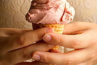 Strawberry Basil Ice Cream