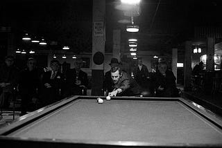 Bensinger’s Pool Hall, 1970 — A book of Photographs celebrating a long lost landmark in Chicago.