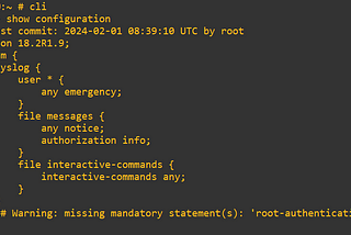 Konfigurasi Dasar Juniper JunOS — Belajar Juniper