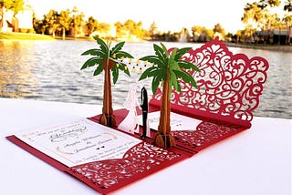 Best of laser cutting wedding invitations that could be artwork on your table