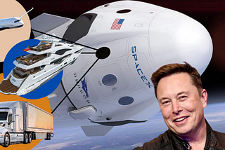 SpaceX starship and Starlink connect to trucks, boats and Air crafts