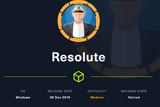 Resolute — Hack The Box