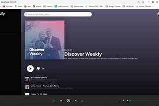 Spotify Clone using React