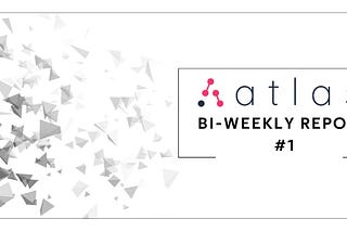 Atlas: Bi-Weekly Report #1