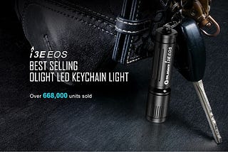 EDC keychain flashlight