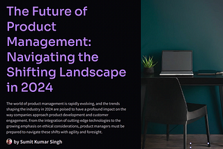 The Future of Product Management in 2024