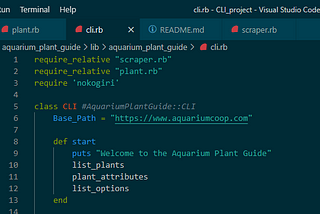 Aquarium Plant Guide CLI Project