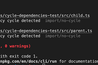 Get rid of TypeScript cycle dependencies