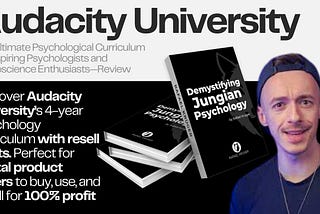 Audacity University: The Ultimate Psychological Curriculum for Aspiring Psychologists and Neuroscience Enthusiasts — Review Discover Audacity University’s 4-year psychology curriculum with resell rights. Perfect for digital product sellers to buy, use, and resell for 100% profit