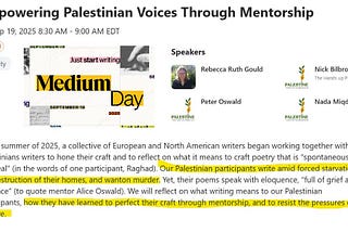 Writer Workshops During Genocide