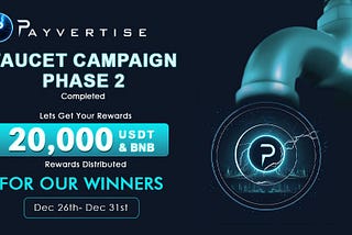 Announcing the Winners of the 26th-31st DEC. Faucet Campaign! 🚀