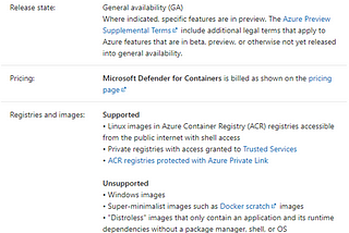 Overview of Microsoft Defender for Containers