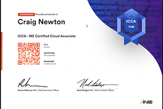 How I passed the INE Certified Cloud Associate (ICCA) Exam
