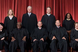 The current nine members of the Supreme Court of the United States