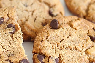 Vegan Choc Chip Cookies