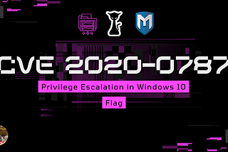 CVE 2020–0787 Windows Privilege Escalation | CTF Write-ups